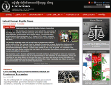 Tablet Screenshot of licadho-cambodia.org